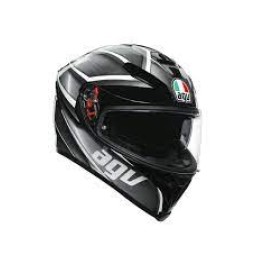 CAPACETE AGV K5 MPLK TEMPEST BLACK/SILVER - TAM. XL