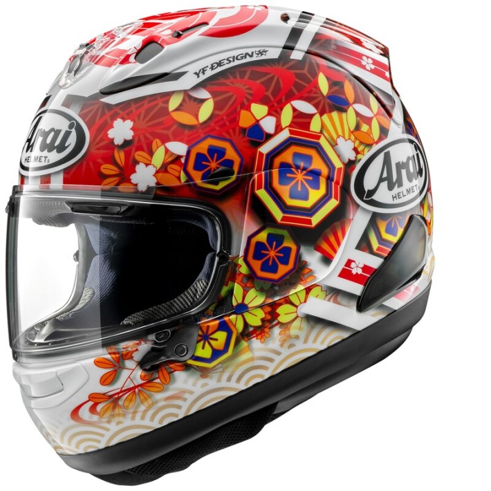 CAPACETE ARAI RX-7V EVO NAKAGAMI GP3 - REPLICA - TAM M