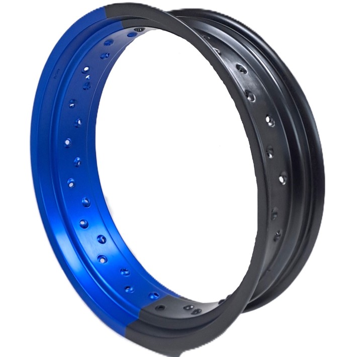 ARO SUPERMOTARD 3.00X17 PRETO/AZUL BICOLOR 36 FUROS