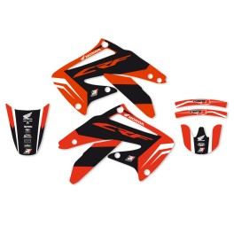 GRAPHIC KIT + SEAT COVER  BLACKBIRD HONDA CRF 450R - 8137N