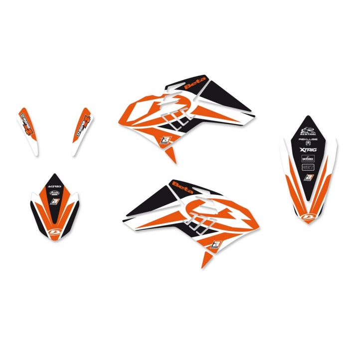 KIT AUTOCOLANTES + CAPA DE ASSENTO BLACKBIRD DREAM BETA RR