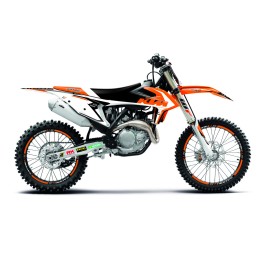KIT AUTOCOLANTES +  CAPA DE ASSENTO BLACKBIRD DREAM 4 KTM EXC / SX