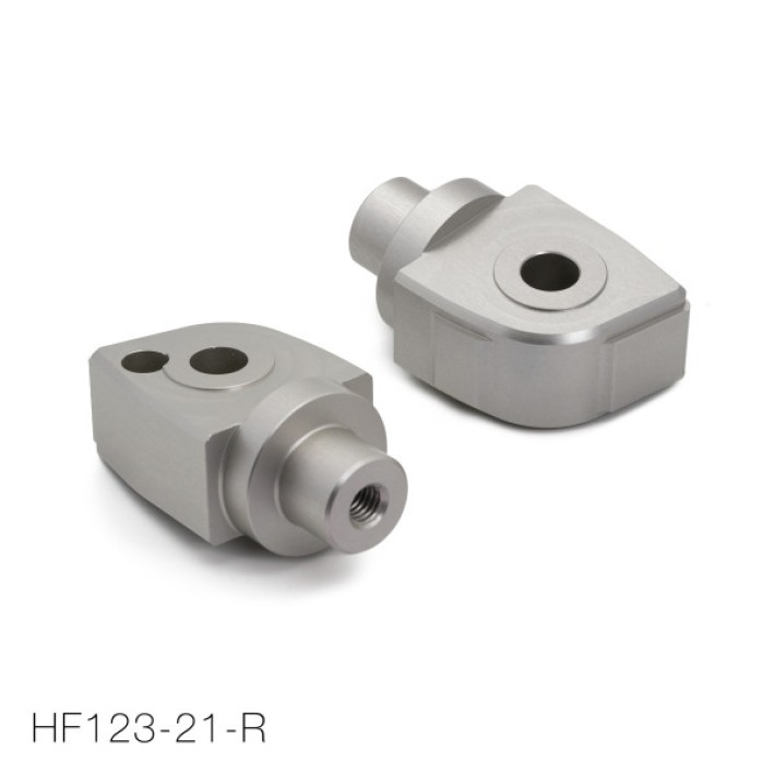 KIT ADAPTADOR POUSA PÉS HONDA "V2" - TRASEIRO (PAR) BARRACUDA - HF123-21-R