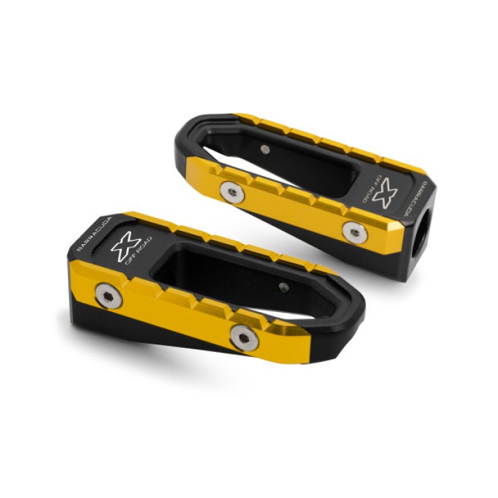 KIT POUSA PÉS X-OFFROAD DOURADO (PAR) BARRACUDA - NF123-XO