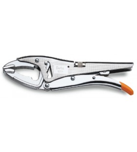  BETA Self-Locking Pliers with long jaws with adjustment screw 55000066