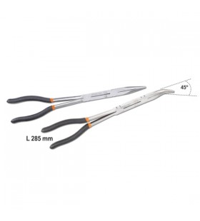  BETA Set of 2 Extra-Long Knurled Double Swivel Nose Pliers 55000169