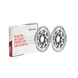 DISCO DE TRAVÃO DIANTEIRO FLUTUANTE REDONDO T-DRIVE BREMBO UPGRADE - 208A98511
