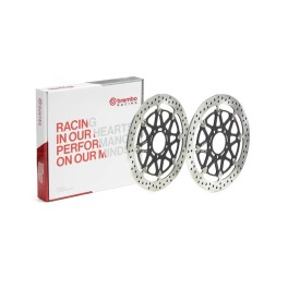 DISCO DE TRAVÃO DIANTEIRO FLUTUANTE REDONDO T-DRIVE BREMBO UPGRADE - 208A98515