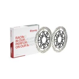 DISCO DE TRAVÃO DIANTEIRO FLUTUANTE REDONDO T-DRIVE BREMBO UPGRADE - 208A98547
