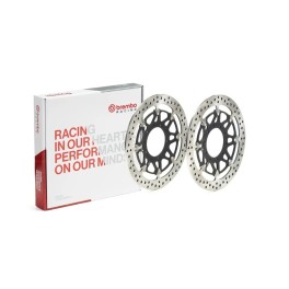 DISCOS DE TRAVÃO DIANTEIROS FIXOS REDONDOS T-DRIVE BREMBO UPGRADE - 208A98560