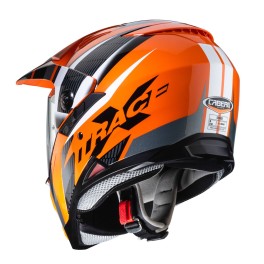 CAPACETE CABERG XTRACE SAVANA LARANJA/PRETO/ANTHR - TAM XL
