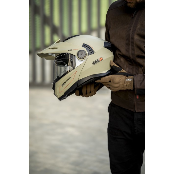 Capacete Modular Gari G110 Adventure Flip-up  ( dupla homologaçao )