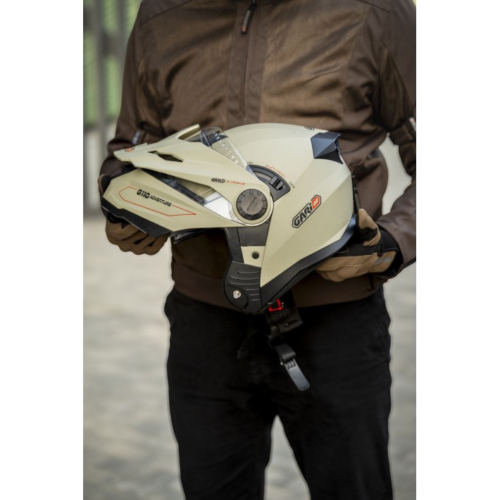 Capacete Modular Gari G110 Adventure Flip-up  ( dupla homologaçao )