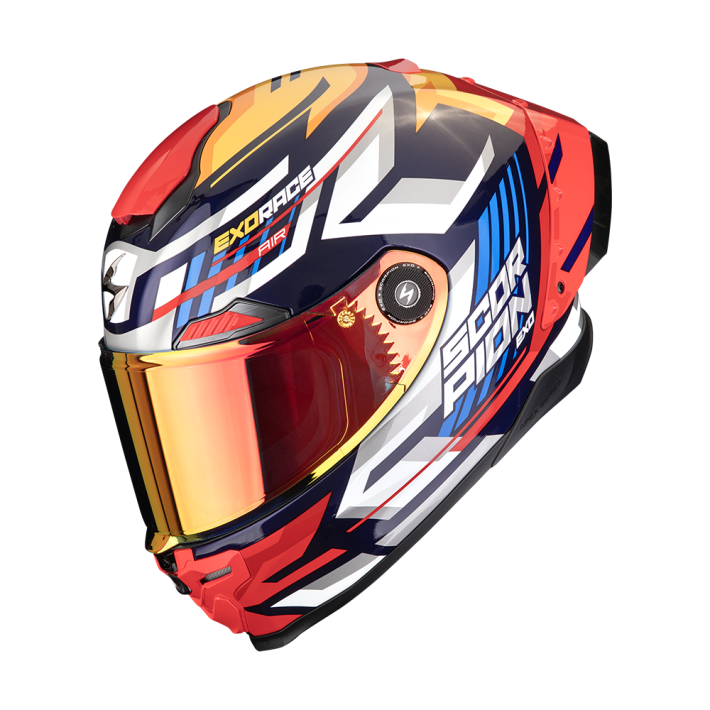 CAPACETE SCORPION APEX EXO-RACE AIR KOBRA ( VISEIRA ESPELHADA INCLUIDA )