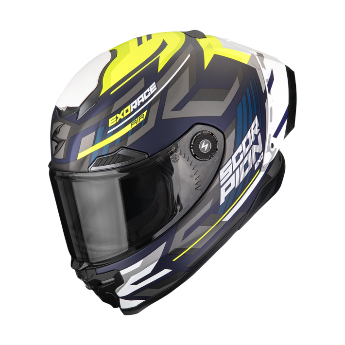 CAPACETE SCORPION APEX EXO-RACE AIR KOBRA ( VISEIRA ESPELHADA INCLUIDA )