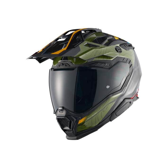 CAPACETE NEXX X.WED3 FURKA VERDE E AMARELO