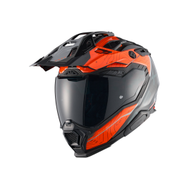 CAPACETE NEXX X.WED3 FURKA LARANJA CINZENTO