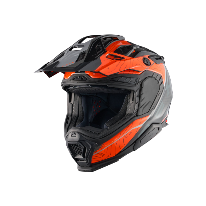 CAPACETE NEXX X.WED3 FURKA LARANJA CINZENTO