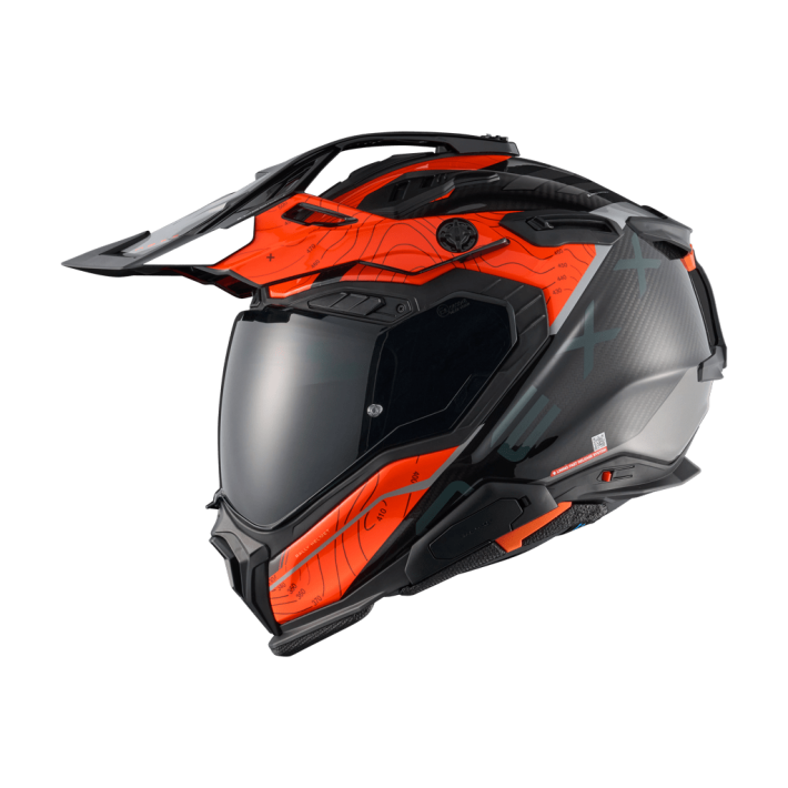 CAPACETE NEXX X.WED3 FURKA LARANJA CINZENTO
