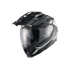 CAPACETE NEXX X.WED3 GOBI PRETO CINZENTE BRANCO