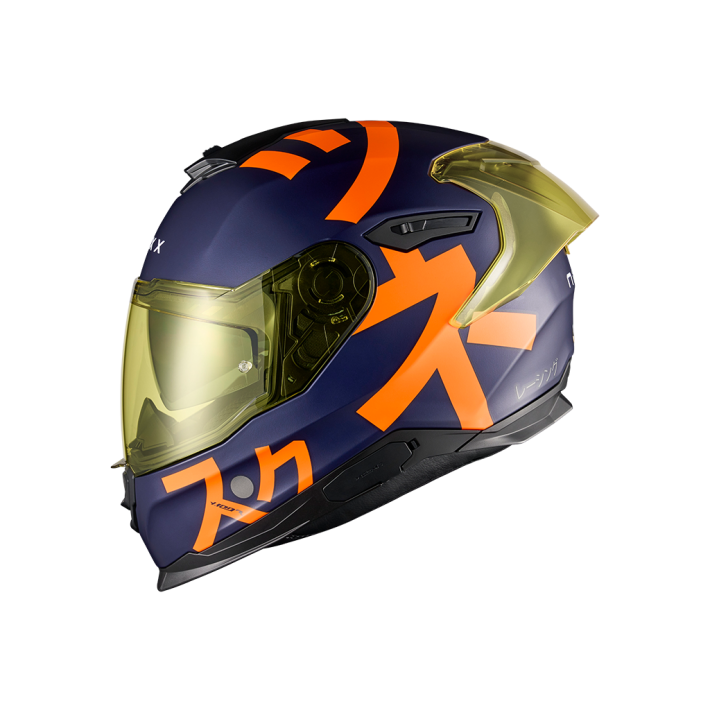 CAPACETE NEXX Y100R NIPPON INDIGO MT ( VISEIRA COLORIDA INCLUIDA )