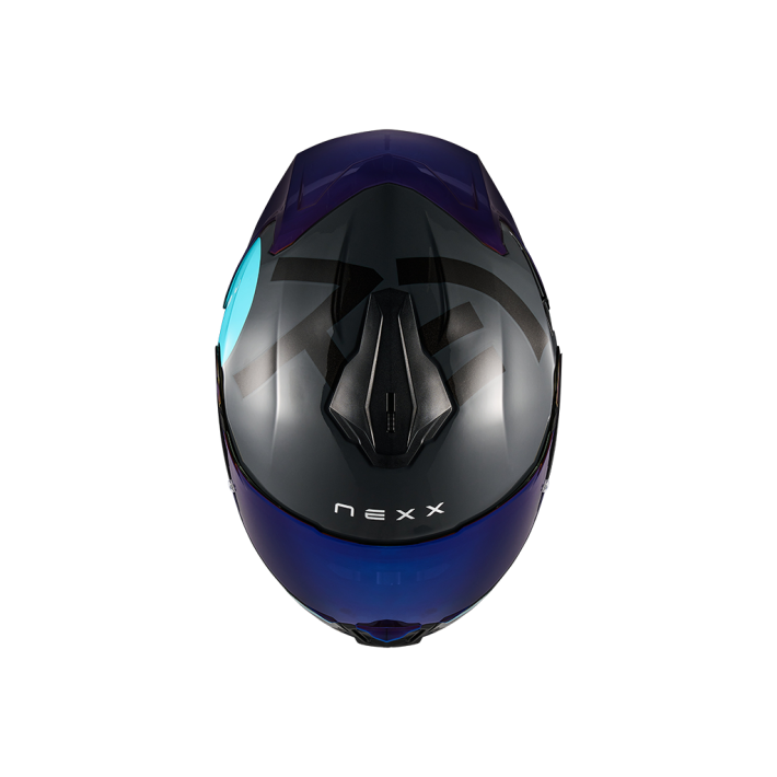 CAPACETE NEXX Y100R NIPPON AZUL ( VISEIRA AZUL ESPELHADA INCLUIDA )