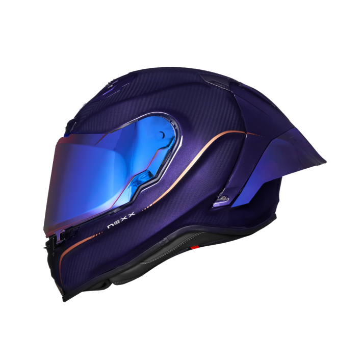 CAPACETE NEXX CARBONO X.R3R HAGIBIS ROXO ( VISEIRA ROXA INCLUIDA )