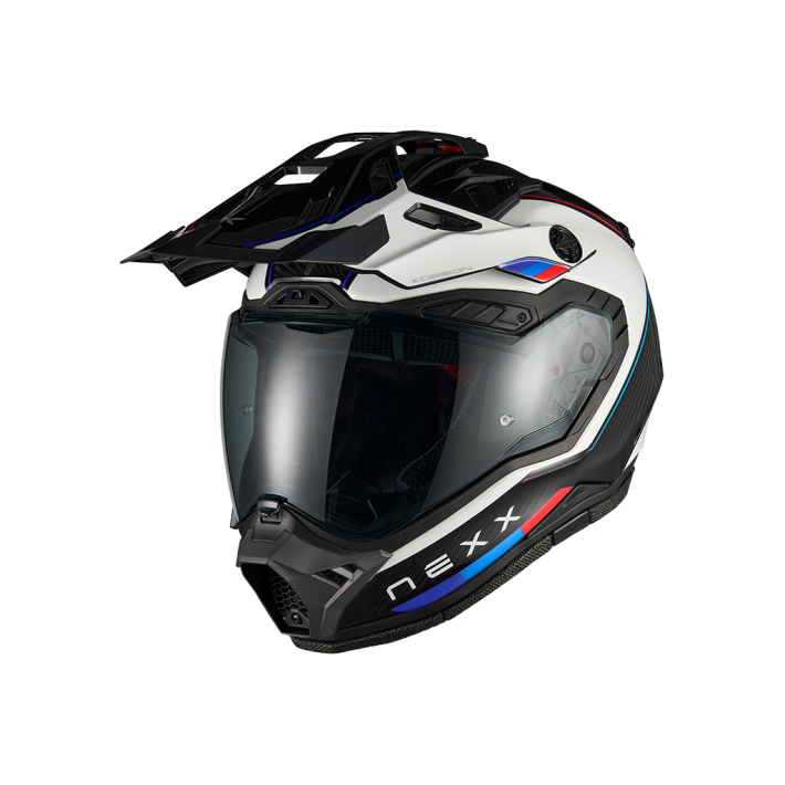 CAPACETE NEXX X.RALLY RAID AZUL E VERMELHO