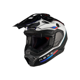 CAPACETE NEXX X.RALLY RAID AZUL E VERMELHO