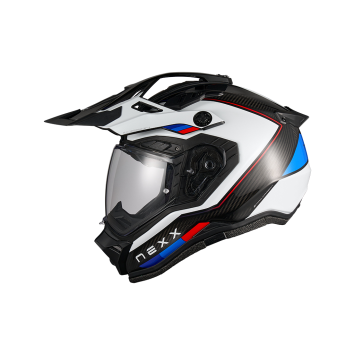 CAPACETE NEXX X.RALLY RAID AZUL E VERMELHO