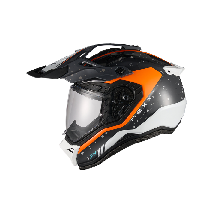 CAPACETE NEXX  X.RALLY YUMA CINZENTO E LARANJA