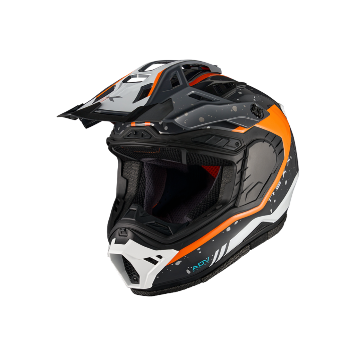 CAPACETE NEXX  X.RALLY YUMA CINZENTO E LARANJA