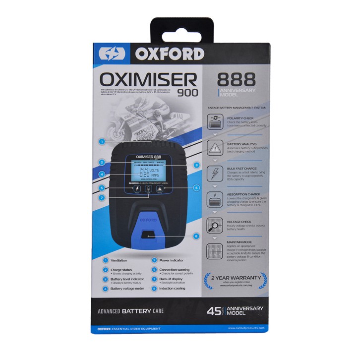 CARREGADOR DE BATERIA OXFORD OXIMISER 900 EL571