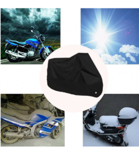 Motorcycle Covers Universal Outdoor Waterproof Dustproof Black  Rain Cover