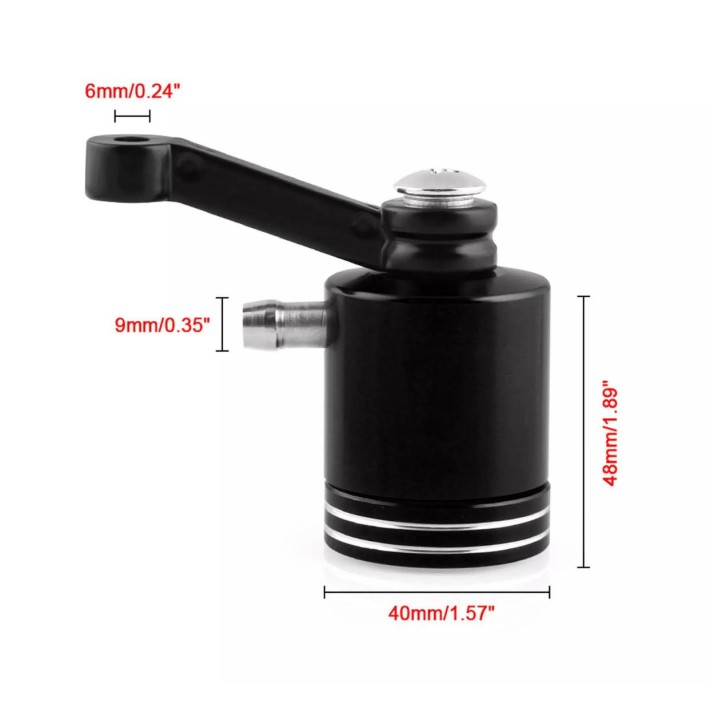 COPO OLEO UNIVERSAL EM ALUMINIO CNC