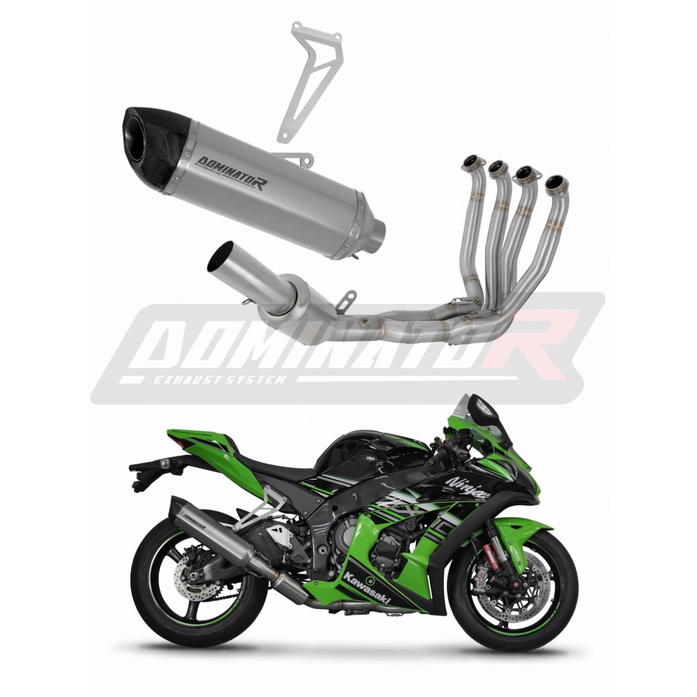 KAWASAKI ZX-10R DOMINATOR COMPLETE EXHAUST - KA085DFSFT
