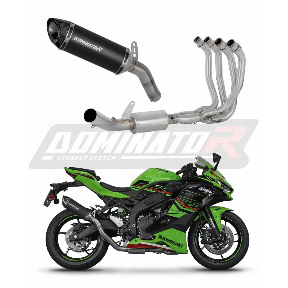 KAWASAKI NINJA ZX-4R DOMINATOR COMPLETE EXHAUST - KA087DFSFBL