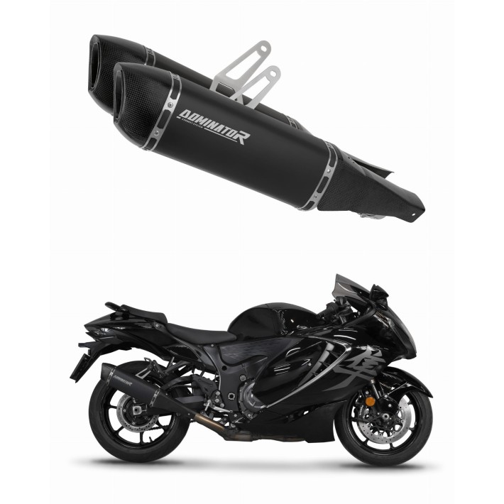 PONTEIRAS DE ESCAPE DOMINATOR SUZUKI GSX 1300R HAYABUSA - SU117FBL