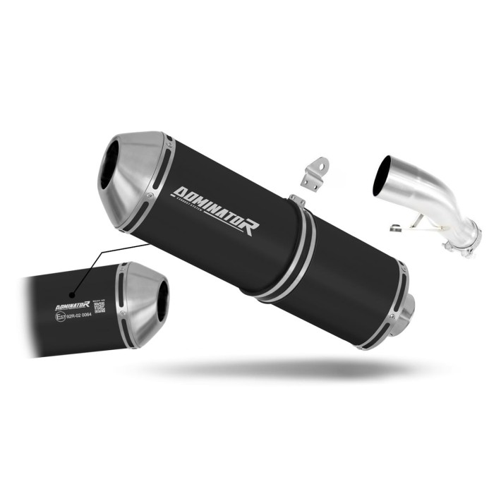 PONTEIRA DE ESCAPE DOMINATOR YAMAHA FZ1 1000 - YA020DARBL-H