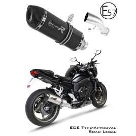 PONTEIRA DE ESCAPE DOMINATOR YAMAHA FZ1 1000 - YA020DFBL-H