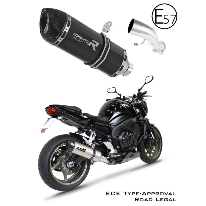 PONTEIRA DE ESCAPE DOMINATOR YAMAHA FZ1 1000 - YA020DFBL-H