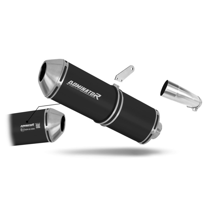 PONTEIRA DE ESCAPE DOMINATOR YAMAHA FZ8 - YA021DARBL-H