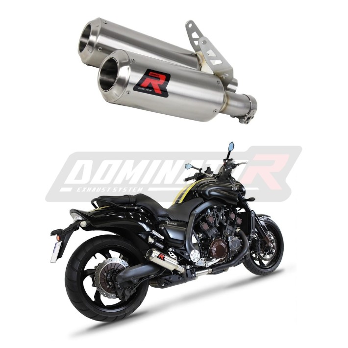 PONTEIRAS DE ESCAPE DOMINATOR YAMAHA V-MAX 1700 - YA044DC
