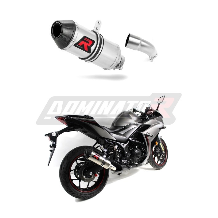 PONTEIRA DE ESCAPE DOMINATOR YAMAHA YZF R3 - YA069DF