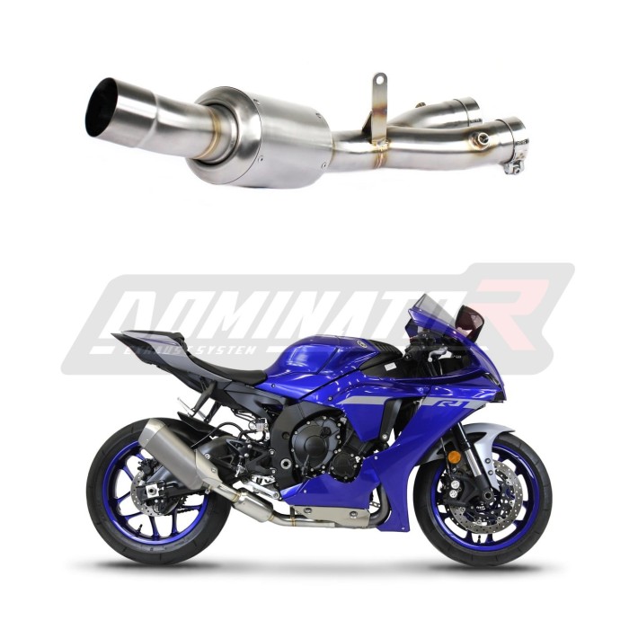 ELIMINADOR DE CATALISADOR DOMINATOR YAMAHA YZF R1 - YA078D