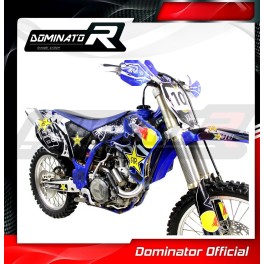 COLETOR DE ESCAPE COM POWERBOMB DOMINATOR YAMAHA YZ 450F - YA109DH
