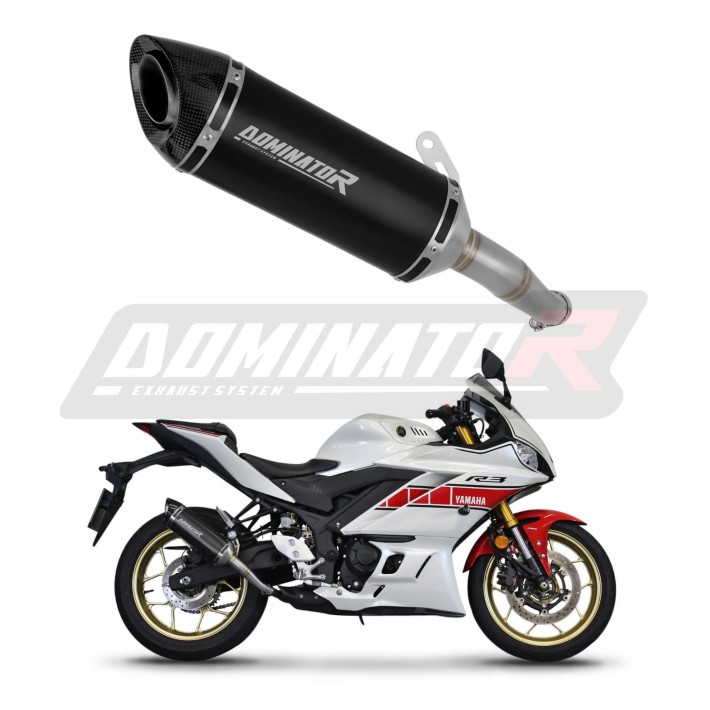 PONTEIRA DE ESCAPE DOMINATOR YAMAHA YZF R3 - YA146DFBL