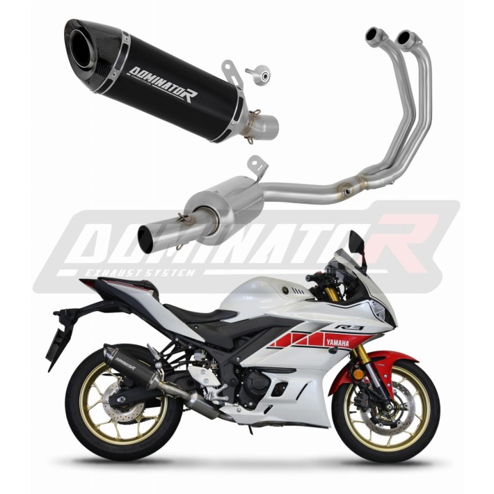 ESCAPE COMPLETO DOMINATOR YAMAHA YZF R3 - YA147DEXFBL