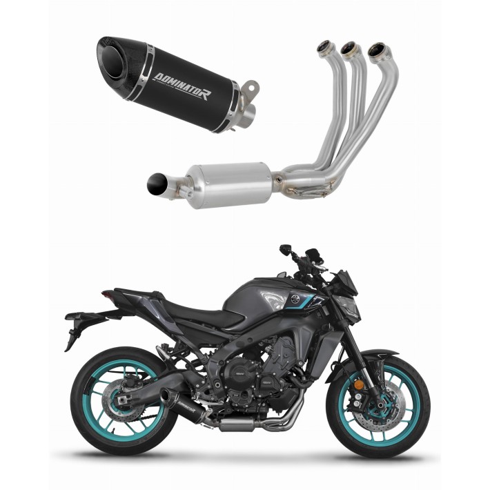 ESCAPE COMPLETO DOMINATOR YAMAHA MT-09 - YA163DFFFSBL