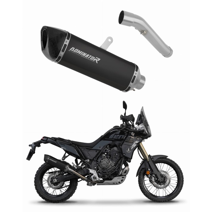 PONTEIRA DE ESCAPE DOMINATOR YAMAHA TENERE 700 - YA168DF6BL
